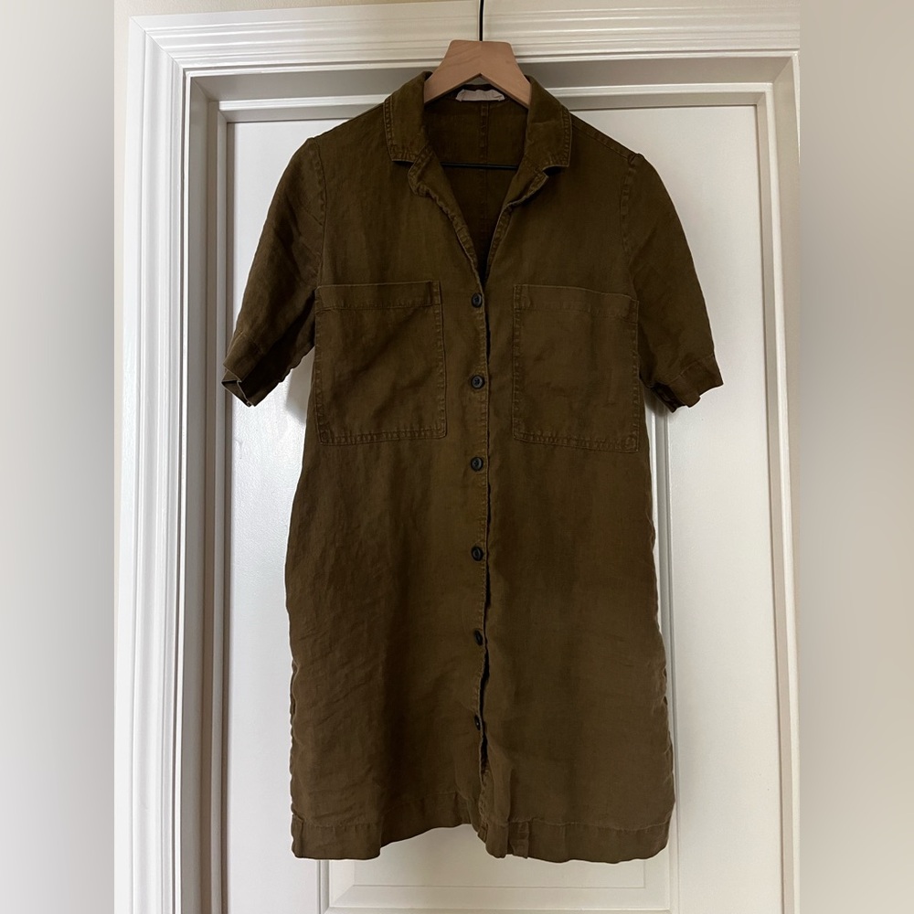 Everlane Linen Shirt Dress